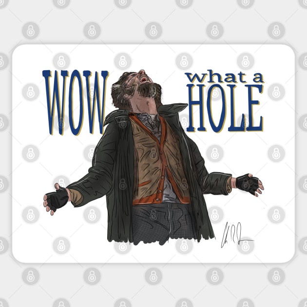 Home Alone 2: Marv Falls in a Hole Sticker by 51Deesigns